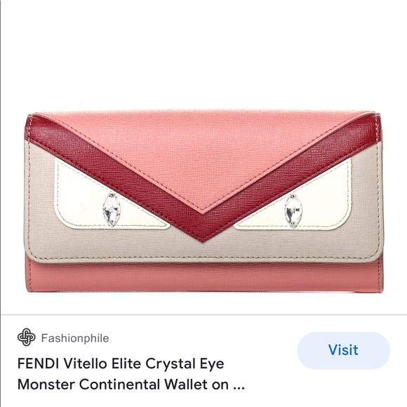 Fendi Monster Wallet on Chain - Picture 1 of 8